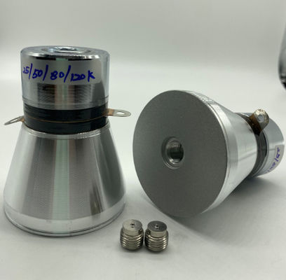 ποιότητας  80mm Ultrasonic Piezoelectric Transducer 25/50/80/120k Four Frequency Εργοστάσιο